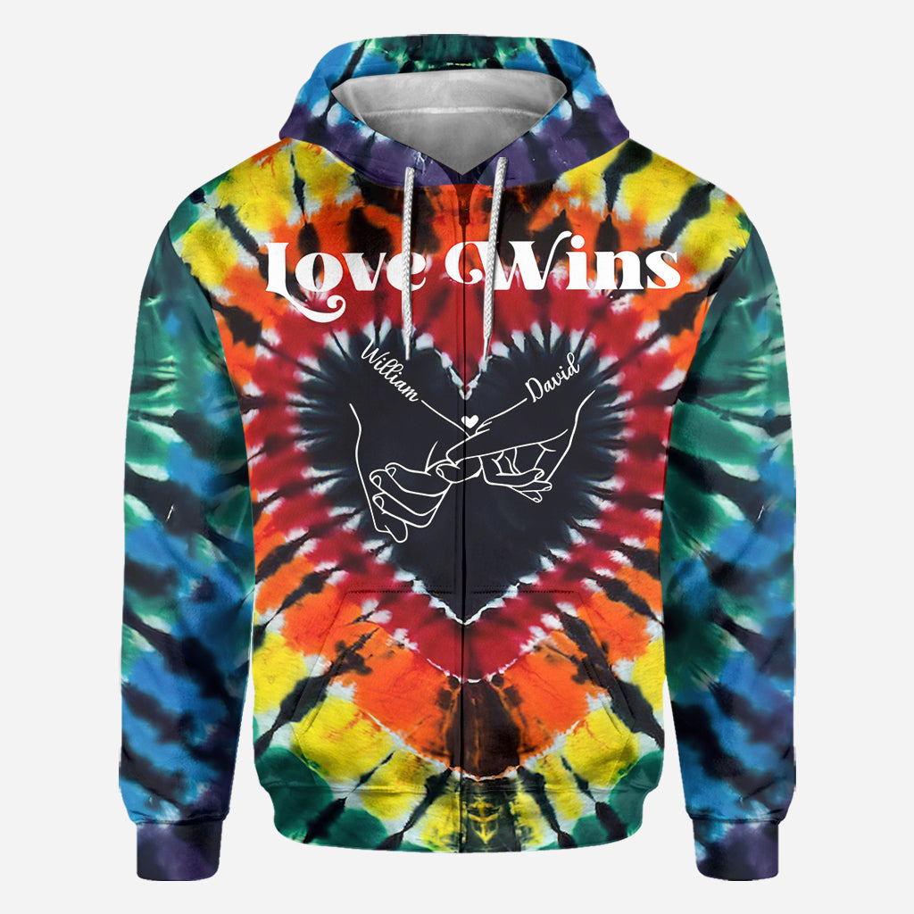 Love Wins - Personalized LGBT Support All Over Shirt