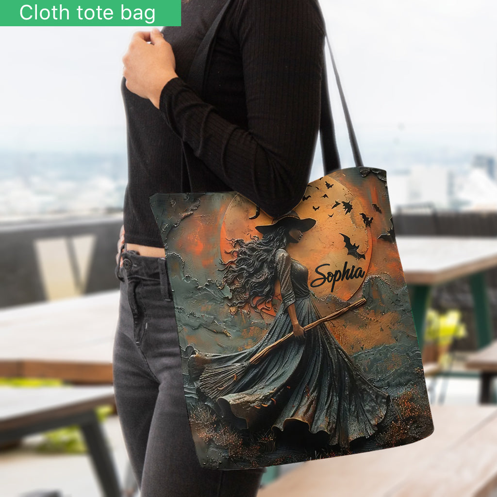 Beautiful Witch - Personalized Witch Tote Bag
