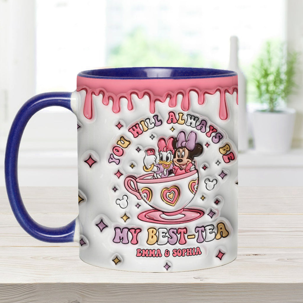You Will Always Be My Best-Tea - Personalized Bestie Accent Mug