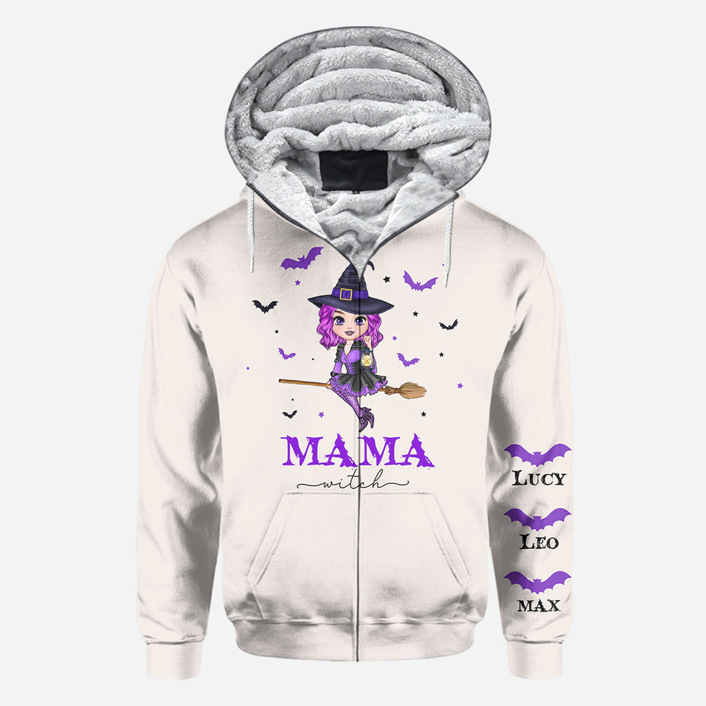 Mama Witch - Personalized Mother All Over Shirt