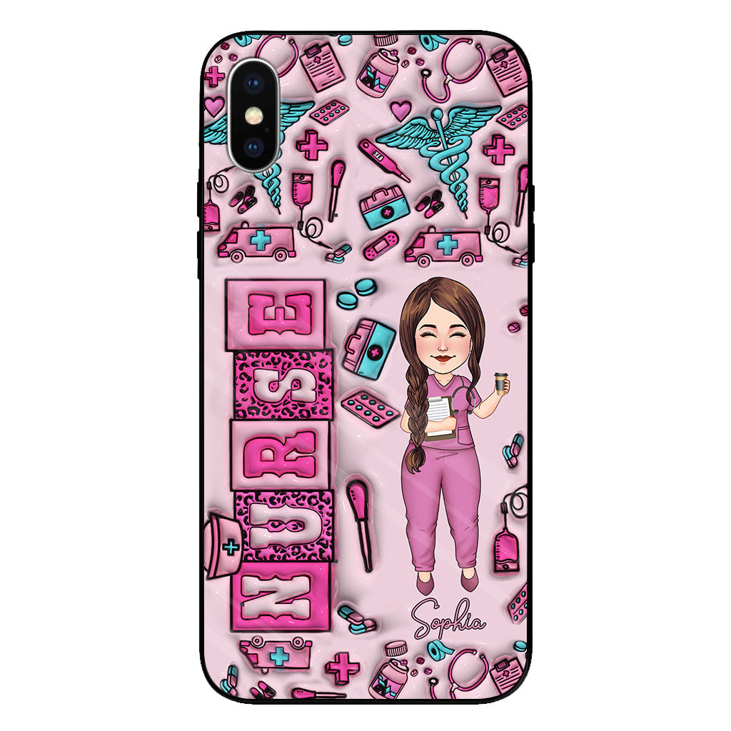 Nurse Life - Personalized Nurse Clear Phone Case