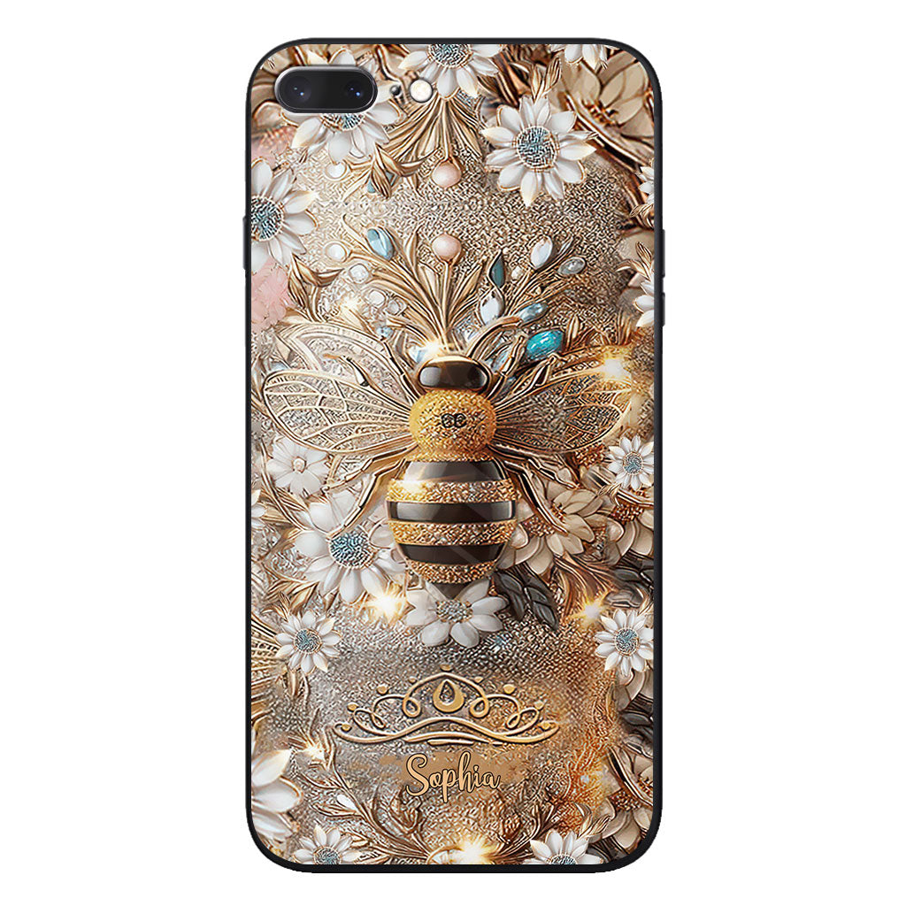 Queen Bee - Personalized Bee Clear Phone Case