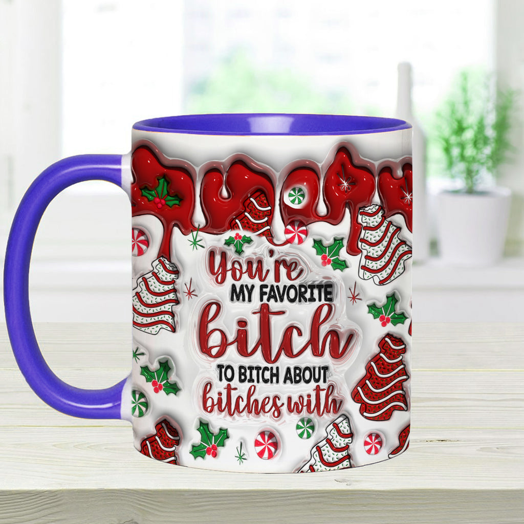 Best Bitches - Personalized Bestie Accent Mug