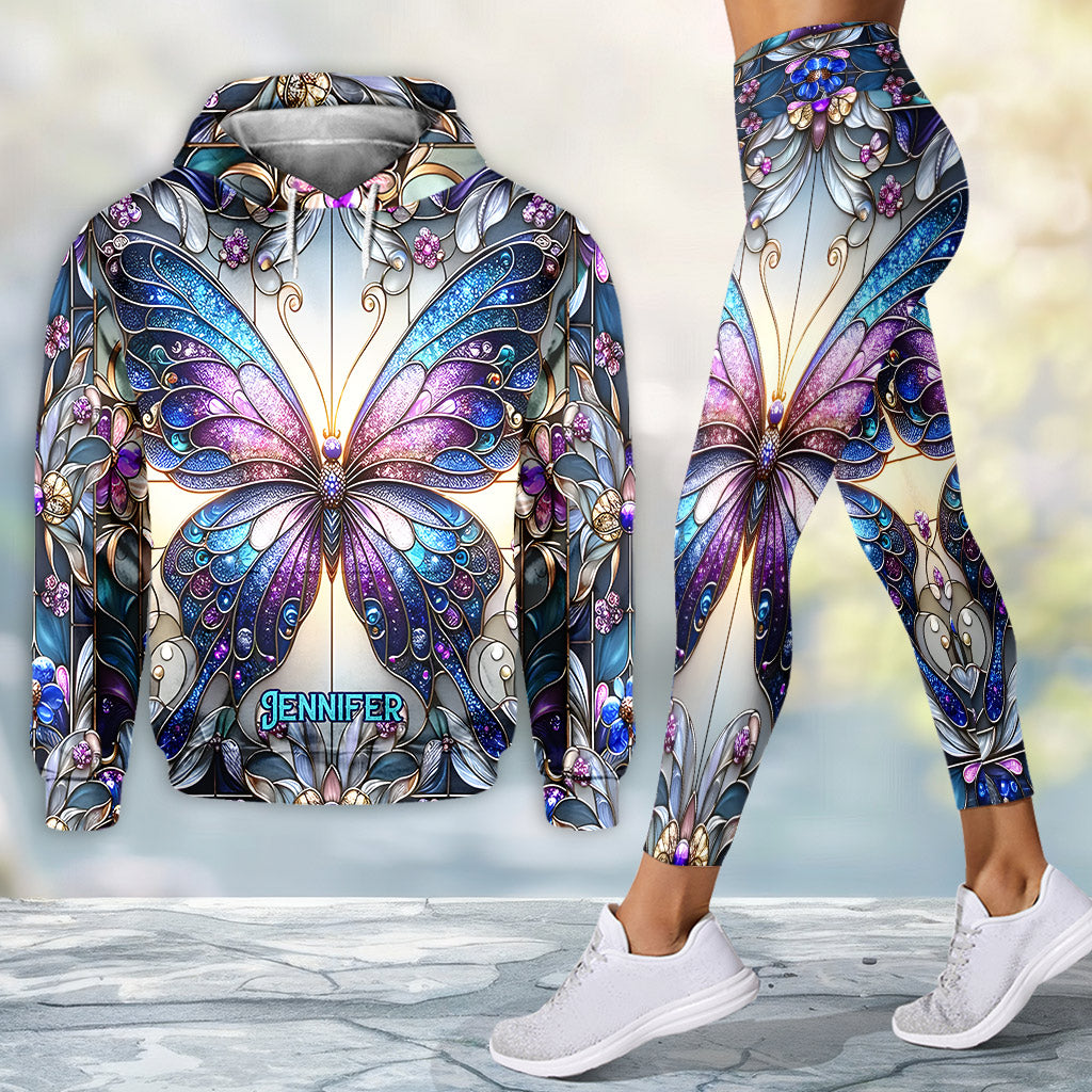 Personalized Beautiful Butterfly Butterfly Hoodie and Leggings