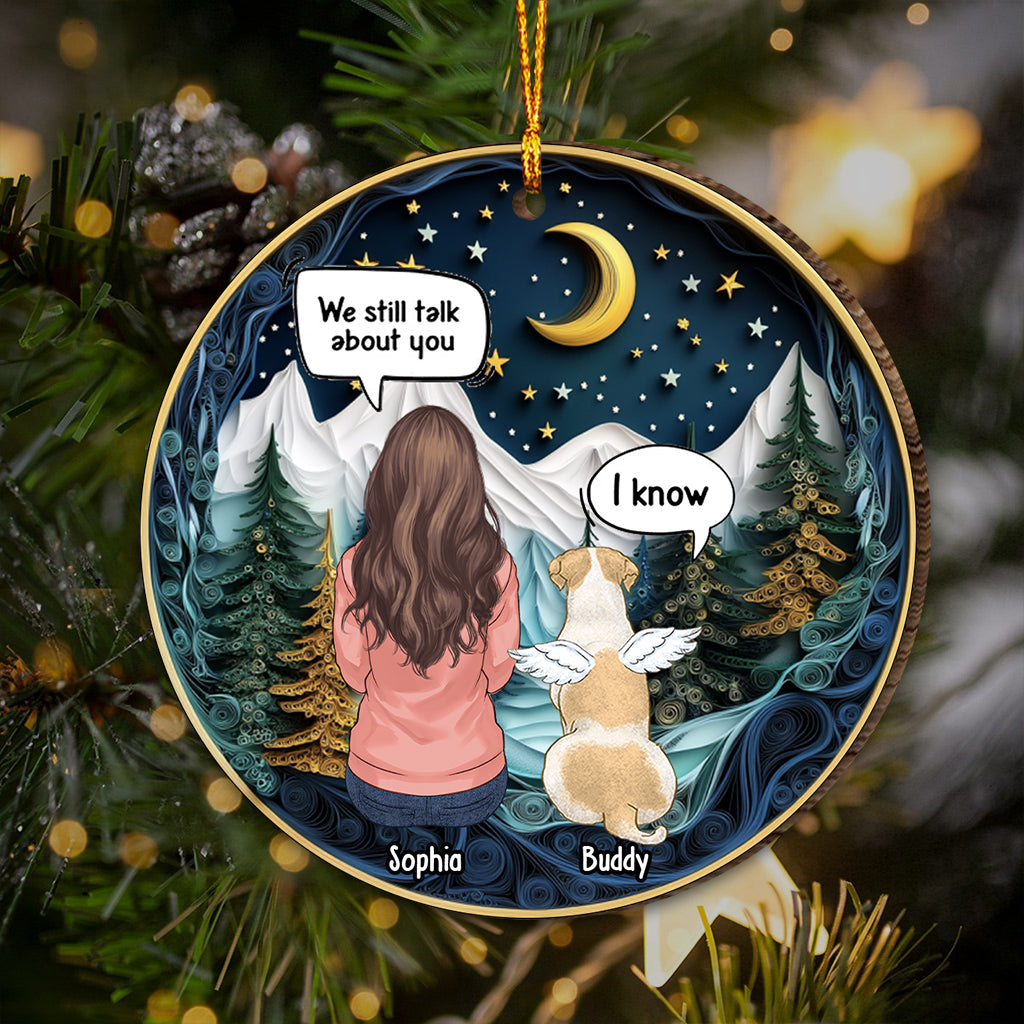 Miss You Always - Personalized Dog Ornament