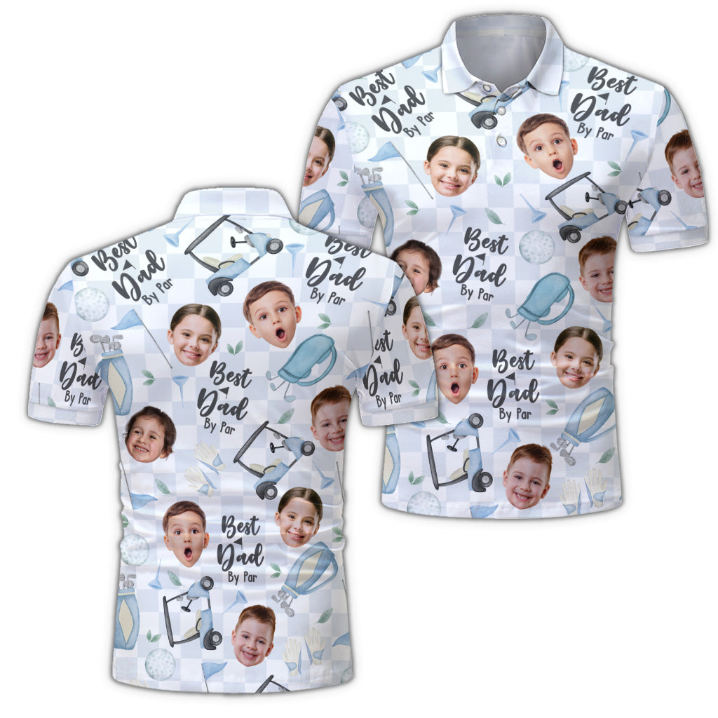 Best Dad By Far - Personalized Golf Polo Shirt