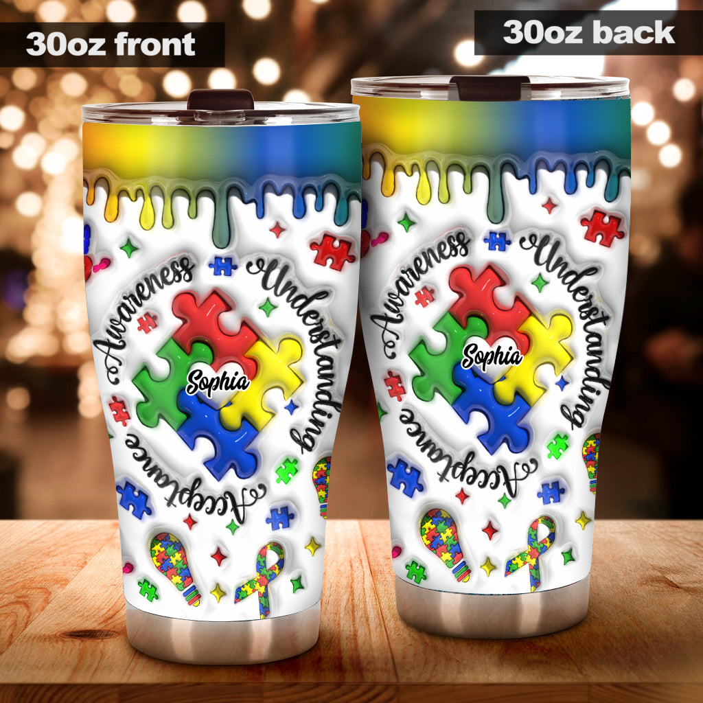 Autism Awareness - Personalized Autism Awareness Tumbler