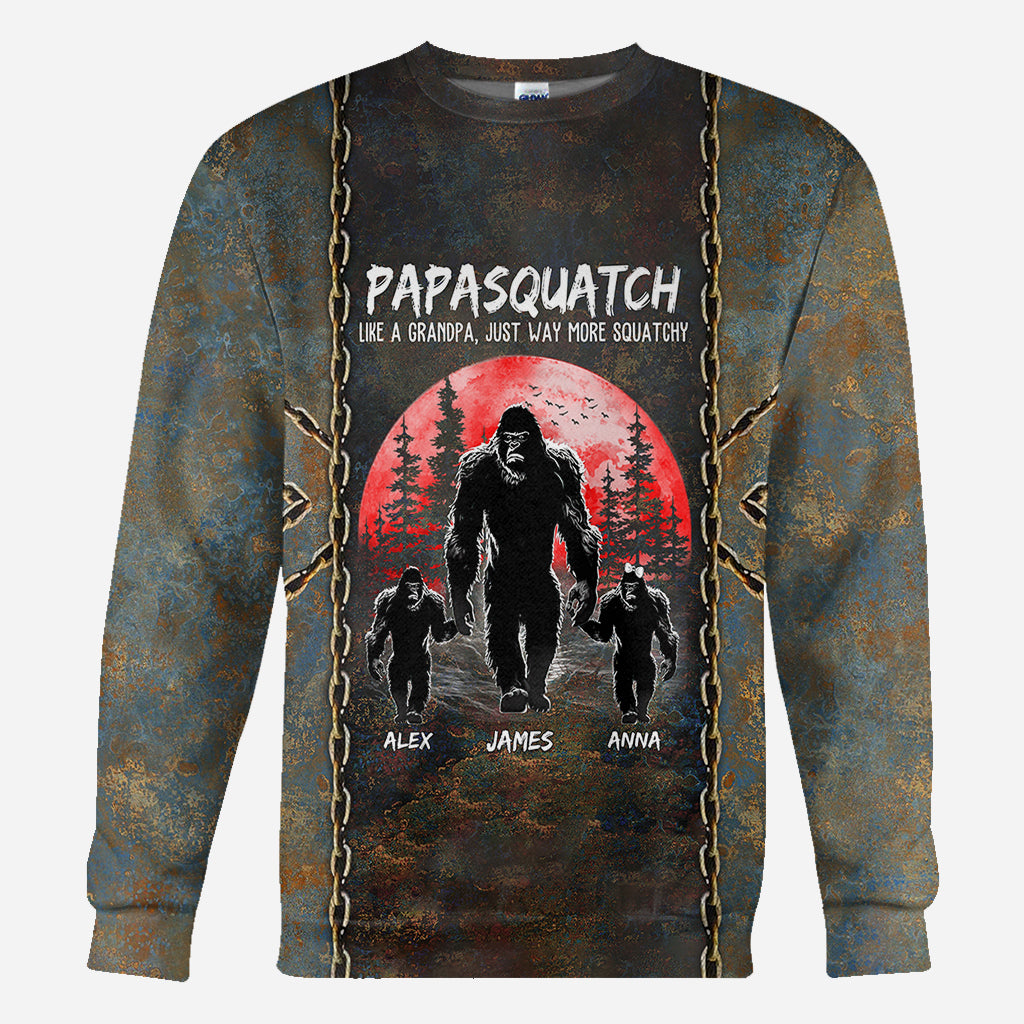 Grandpasquatch - Personalized Father All Over Shirt