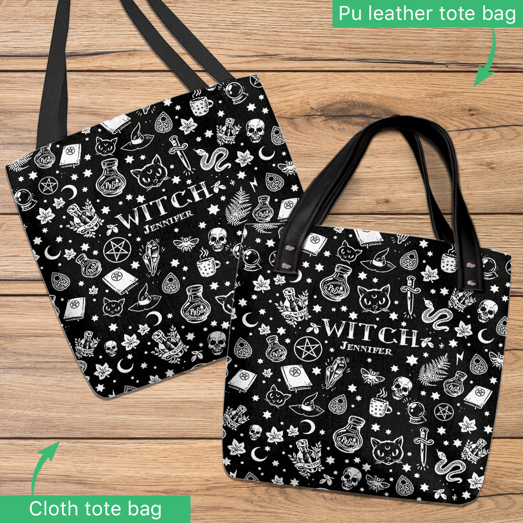 Witch - Personalized Witch Tote Bag