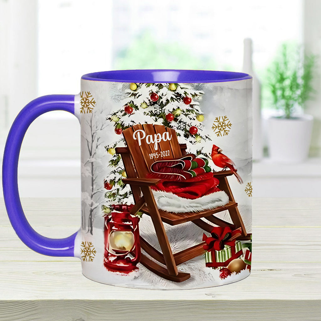 Christmas In Heaven - Personalized Memorial Accent Mug