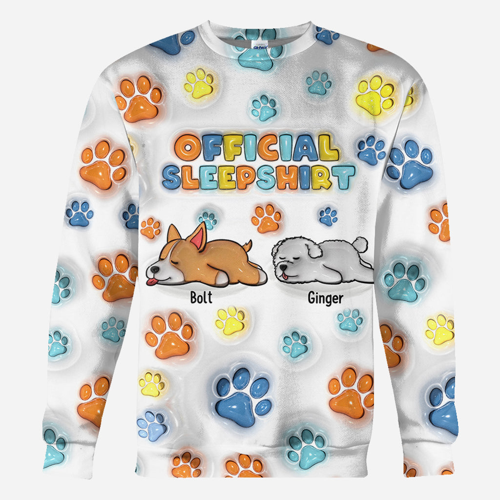 Official Sleepshirt - Personalized Dog All Over Shirt