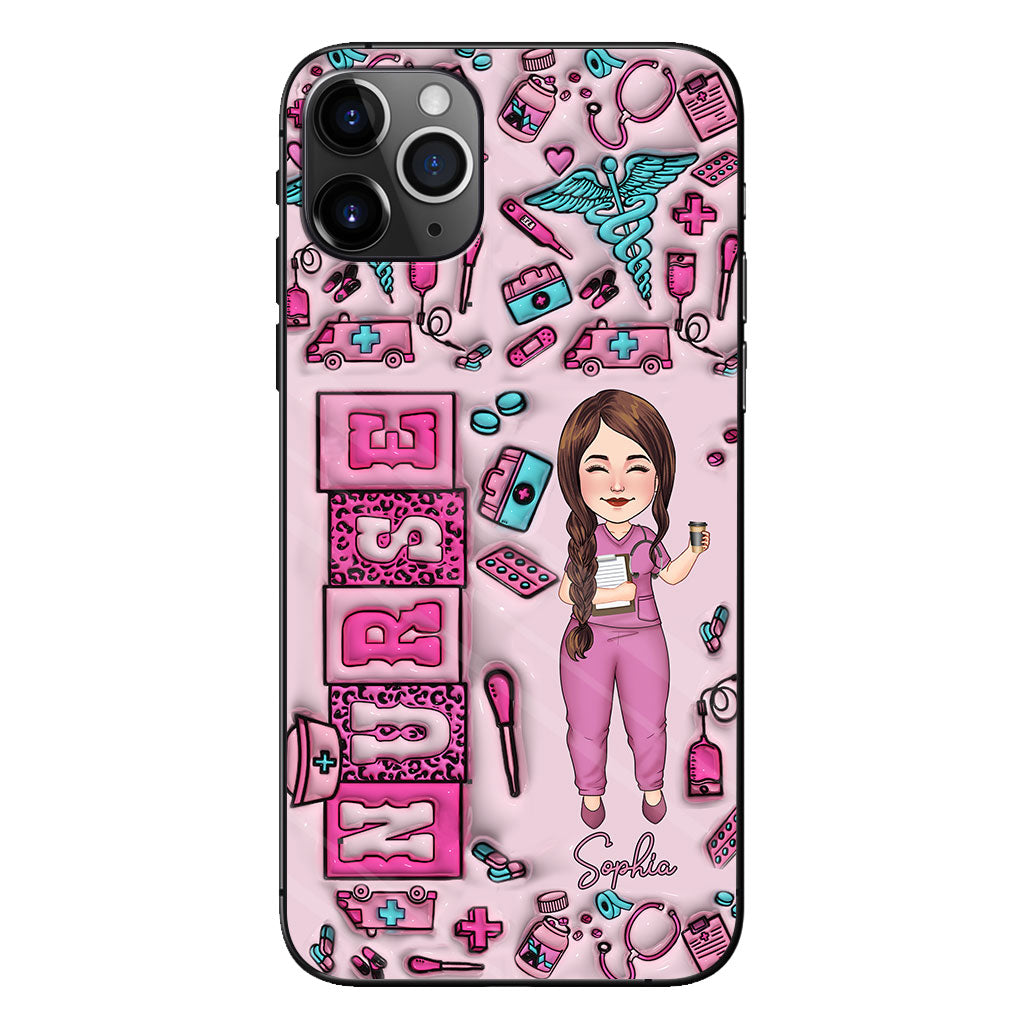Nurse Life - Personalized Nurse Clear Phone Case