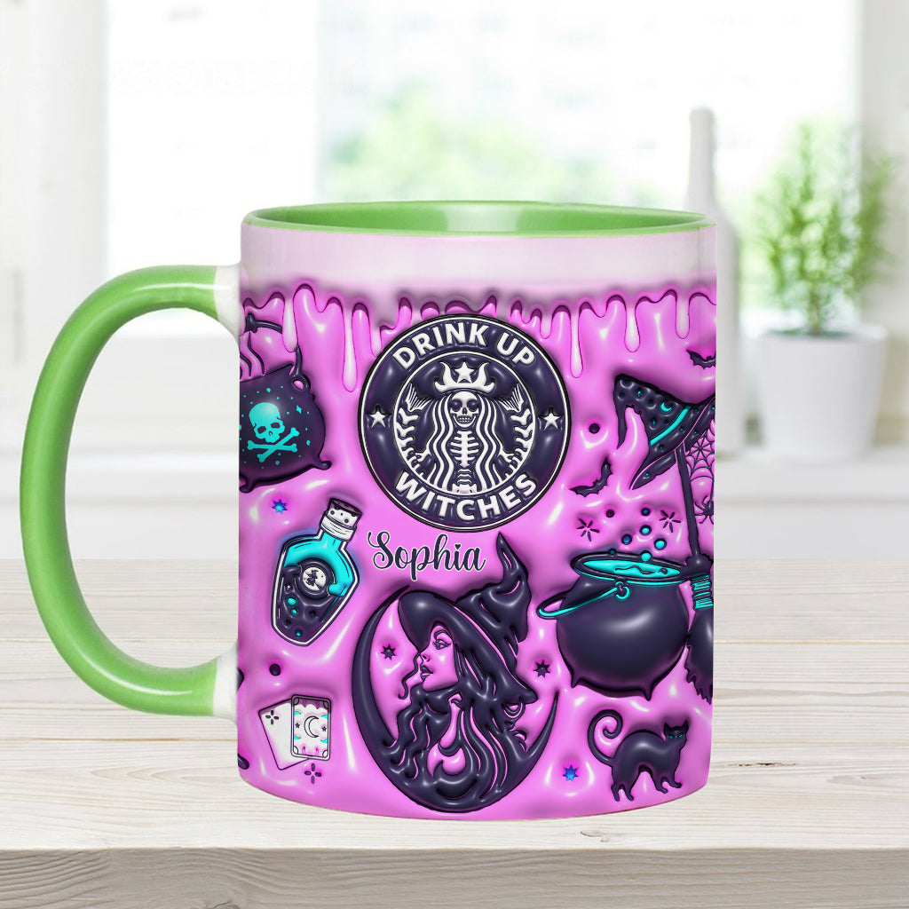 Drink Up Witches - Personalized Witch Accent Mug