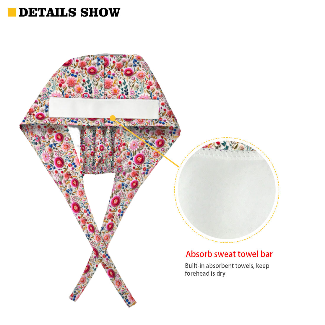 Nurse Life Floral Style - Personalized Nurse Scrub Cap