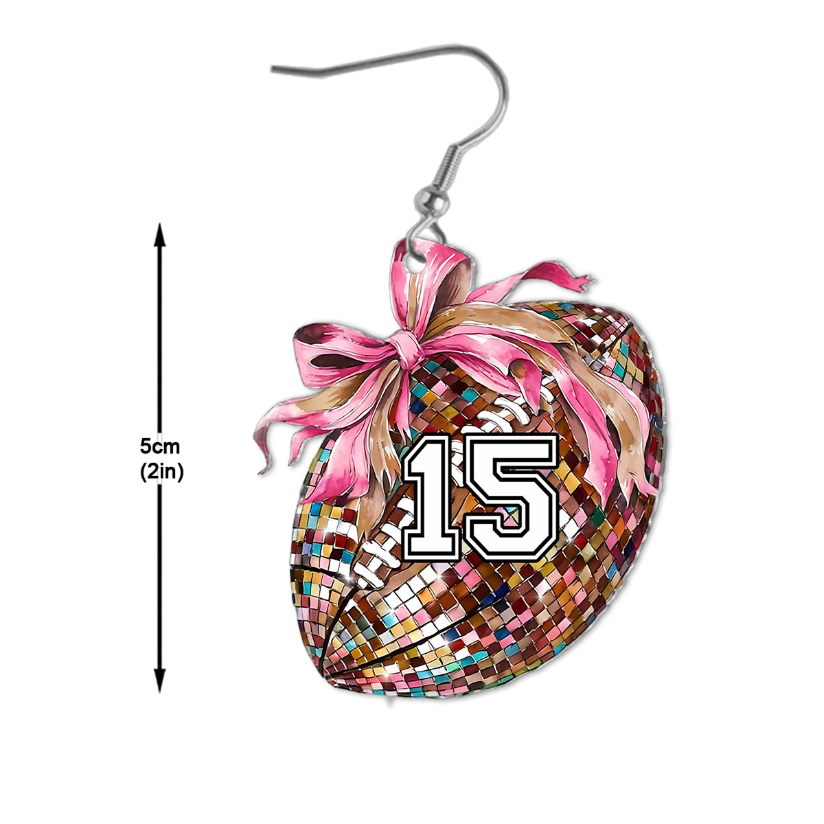 Football Mama - Personalized Football Earrings