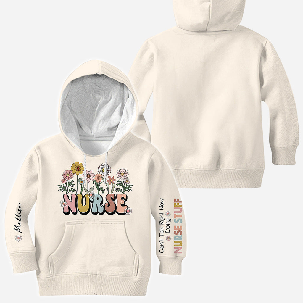 Can’t Talk Right Now Doing Nurse Stuff - Personalized Nurse All Over Shirt