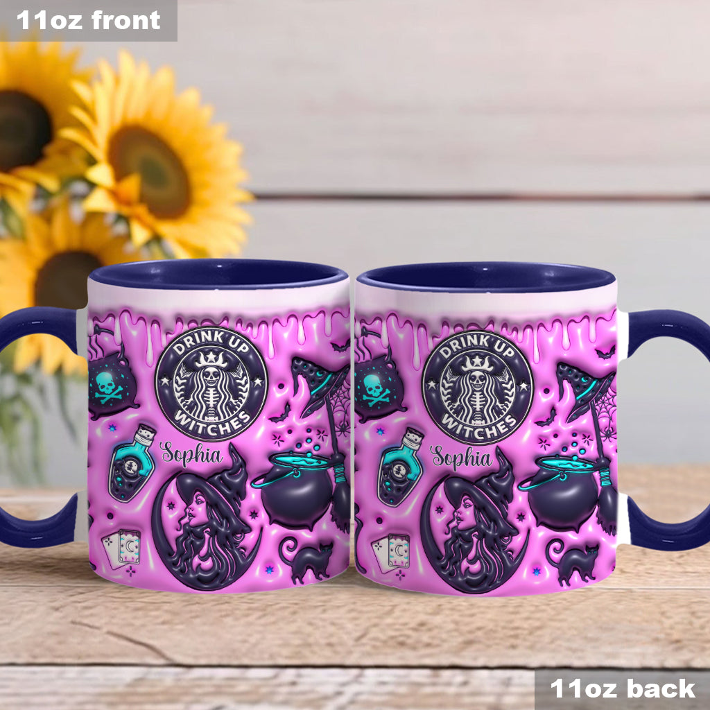 Drink Up Witches - Personalized Witch Accent Mug