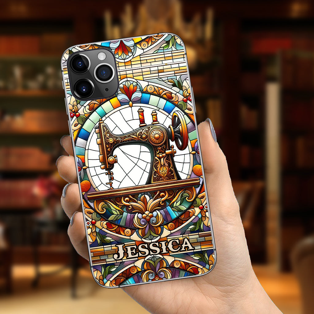Colorful Sewing Machine - Personalized Sewing Phone Case