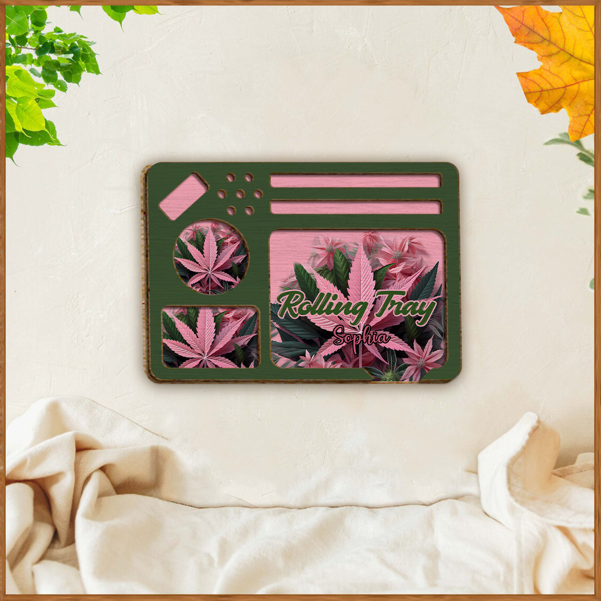 Pink 420 - Personalized Weed 2 Layered Wood Sign / Wood Plaque