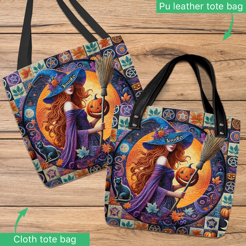 Beautiful Witch - Personalized Witch Tote Bag