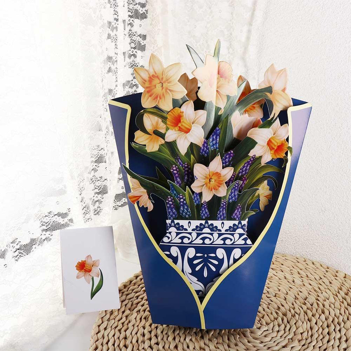 Best Flower For The Best Woman - 3D Pop-Up Card