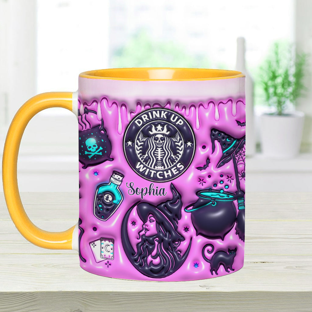 Drink Up Witches - Personalized Witch Accent Mug