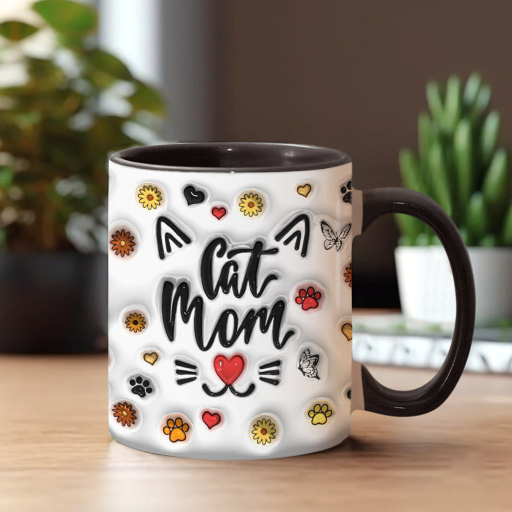 Cute Ghosts - Personalized Cat Accent Mug