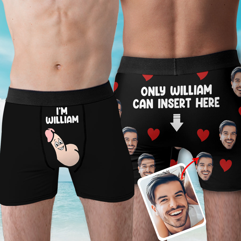 Only You Can Insert - Personalized LGBT Support Men’s Boxer Briefs