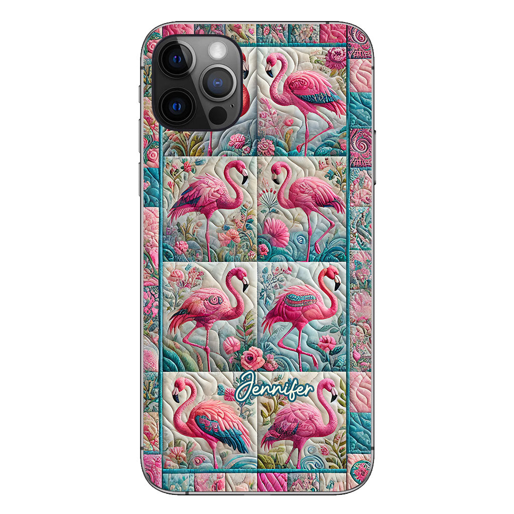 Vintage Flamingo - Personalized Flamingo Phone Case