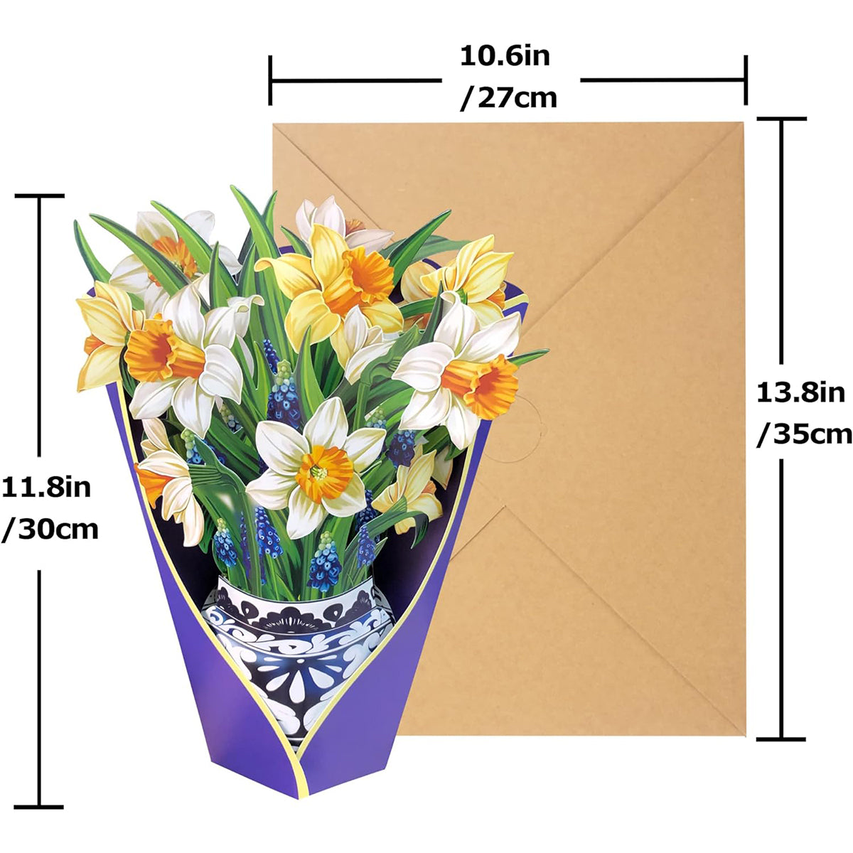 Best Flower For The Best Woman - 3D Pop-Up Card