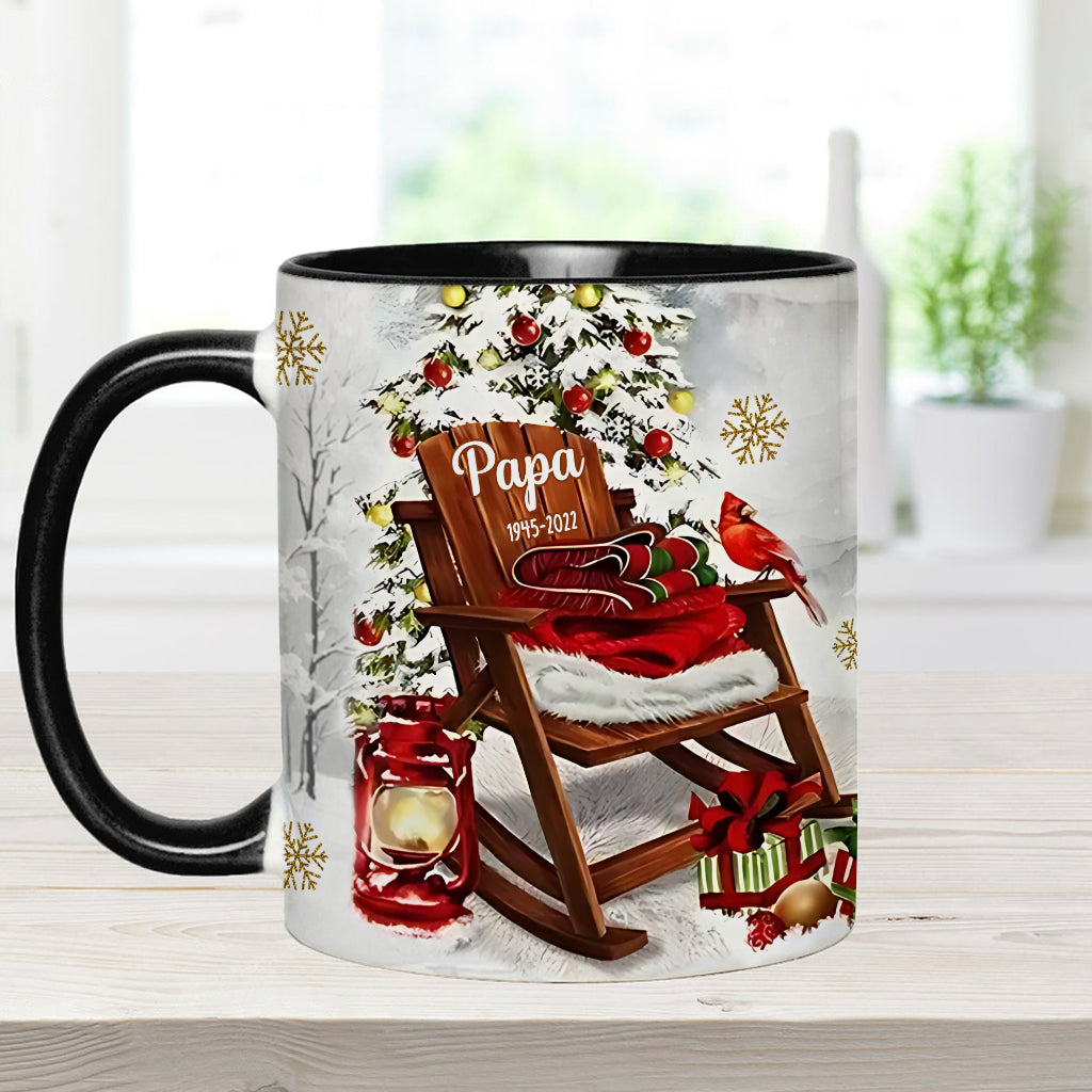 Christmas In Heaven - Personalized Memorial Accent Mug