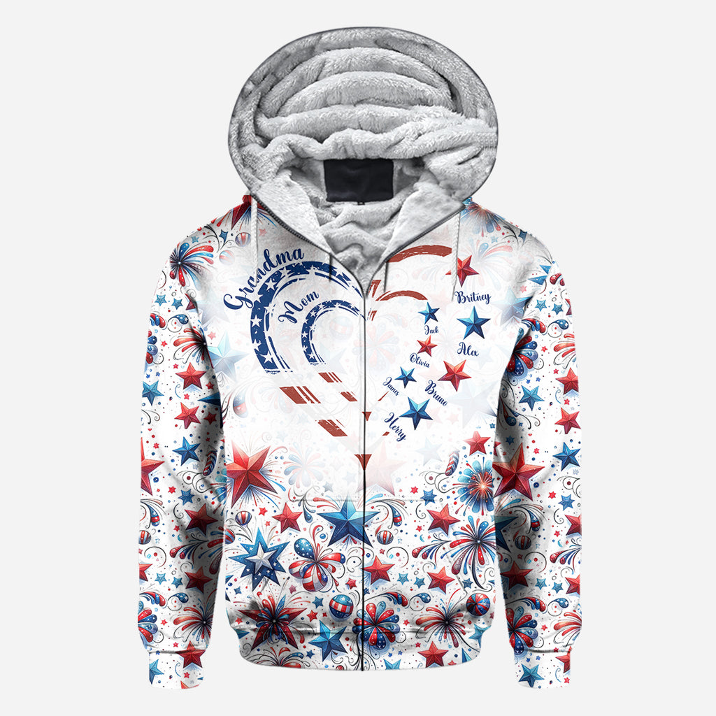 American Grandma - Personalized Grandma All Over Shirt