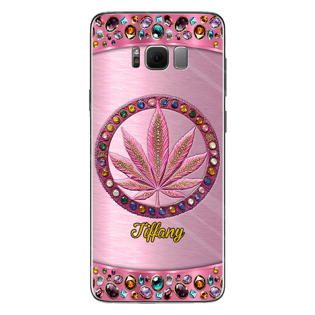Stoner Chick - Personalized Weed Clear Phone Case
