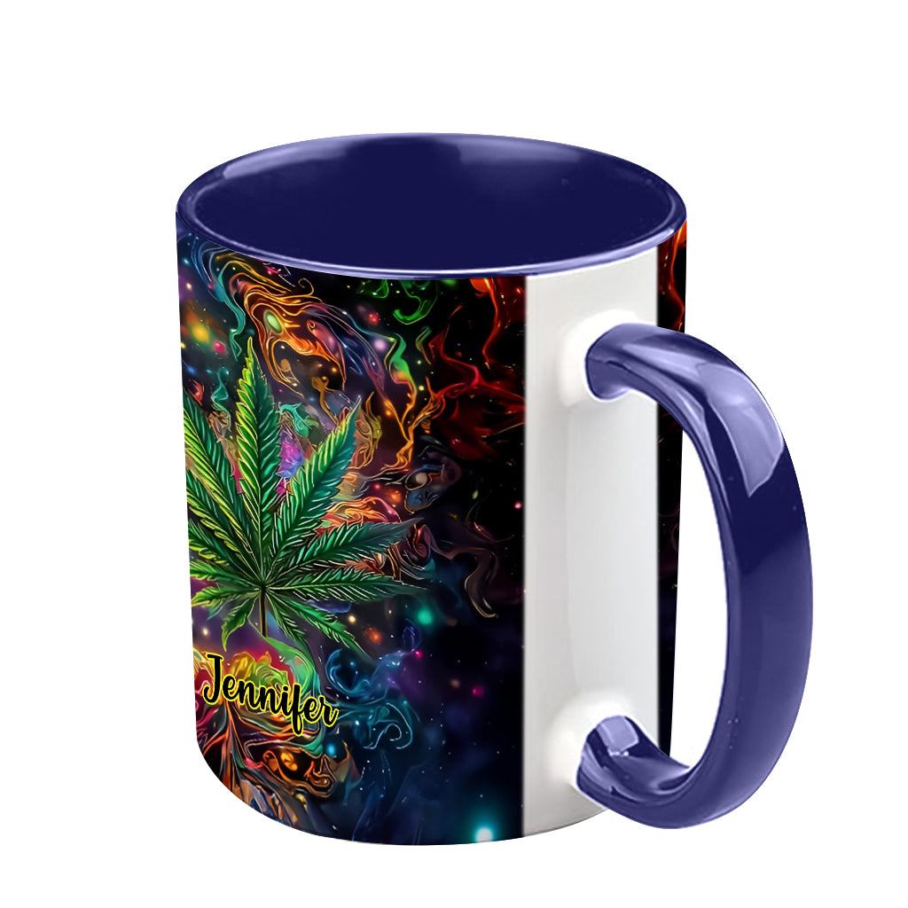 Stoner Chick - Personalized Weed Accent Mug