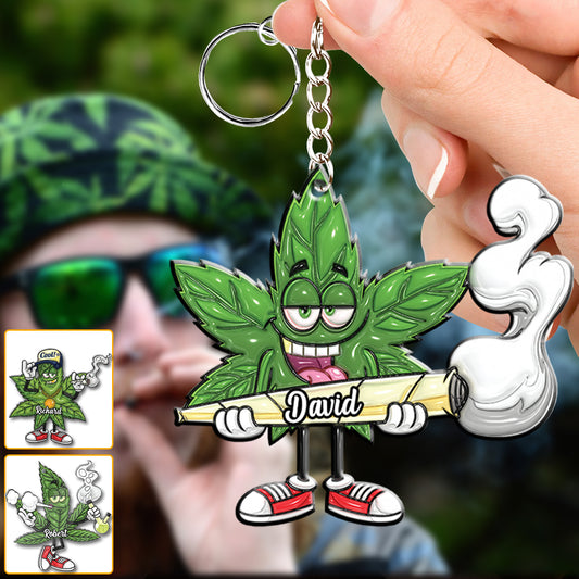 Cannabis - Personalized Weed Keychain