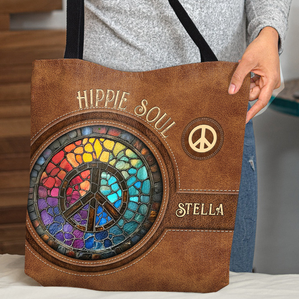 Hippie Soul - Personalized Hippie Tote Bag