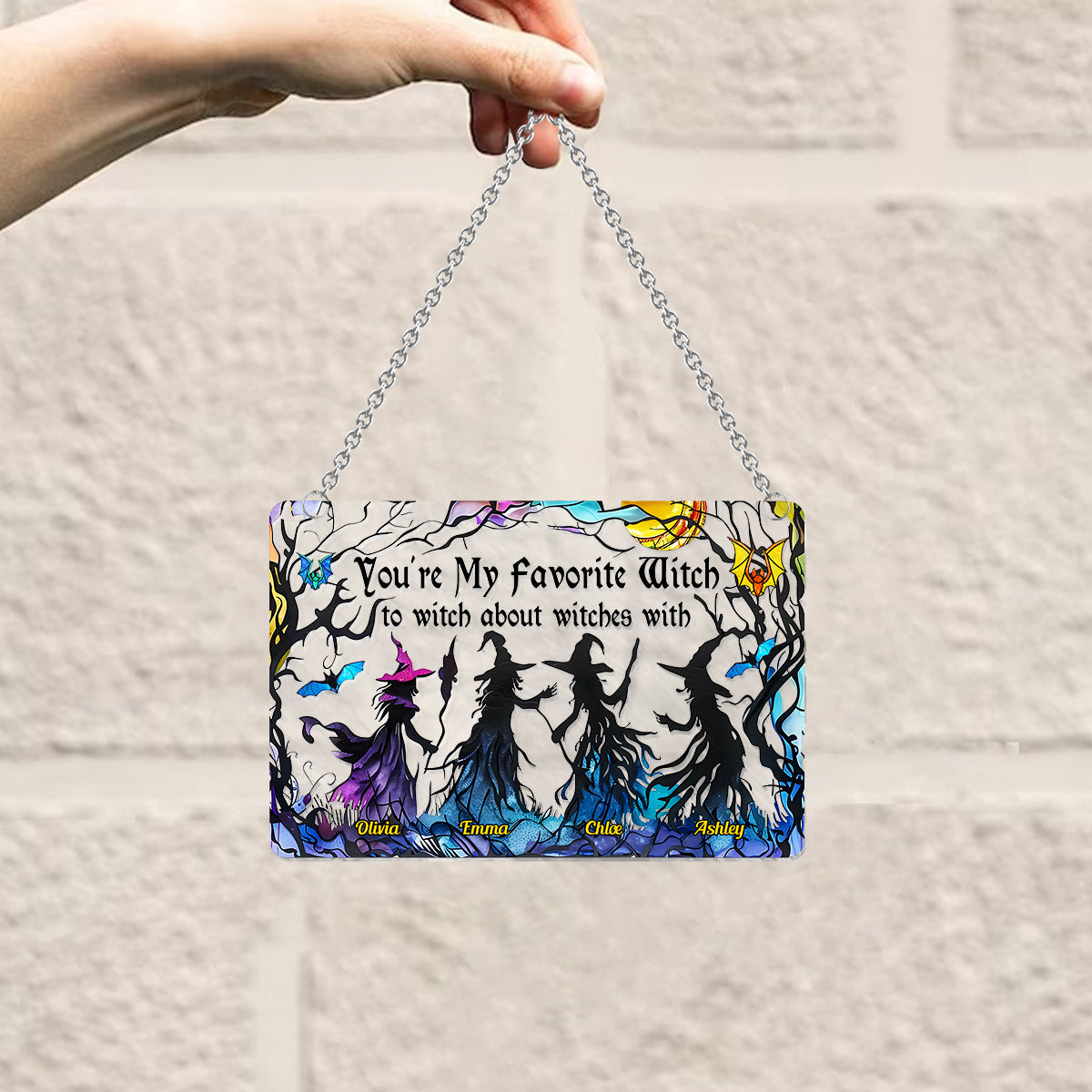 Girls Will Be Girls - Personalized Bestie Window Hanging Suncatcher Ornament