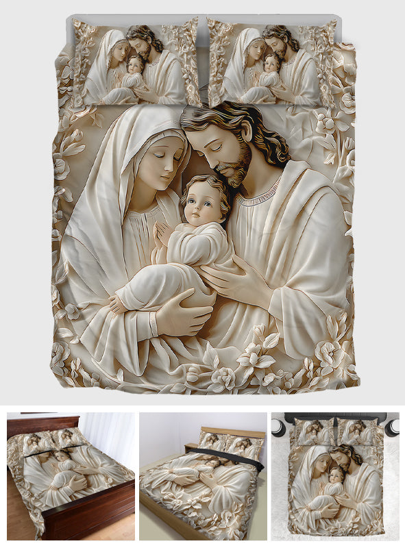 The Holy Family - Christian Bedding Set