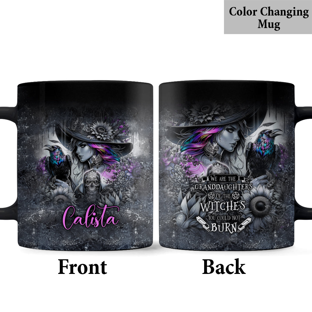 Flying High On Halloween Night - Personalized Witch Mug