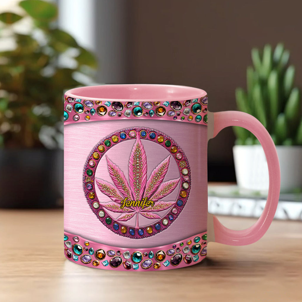 Stoner Chick - Personalized Weed Accent Mug