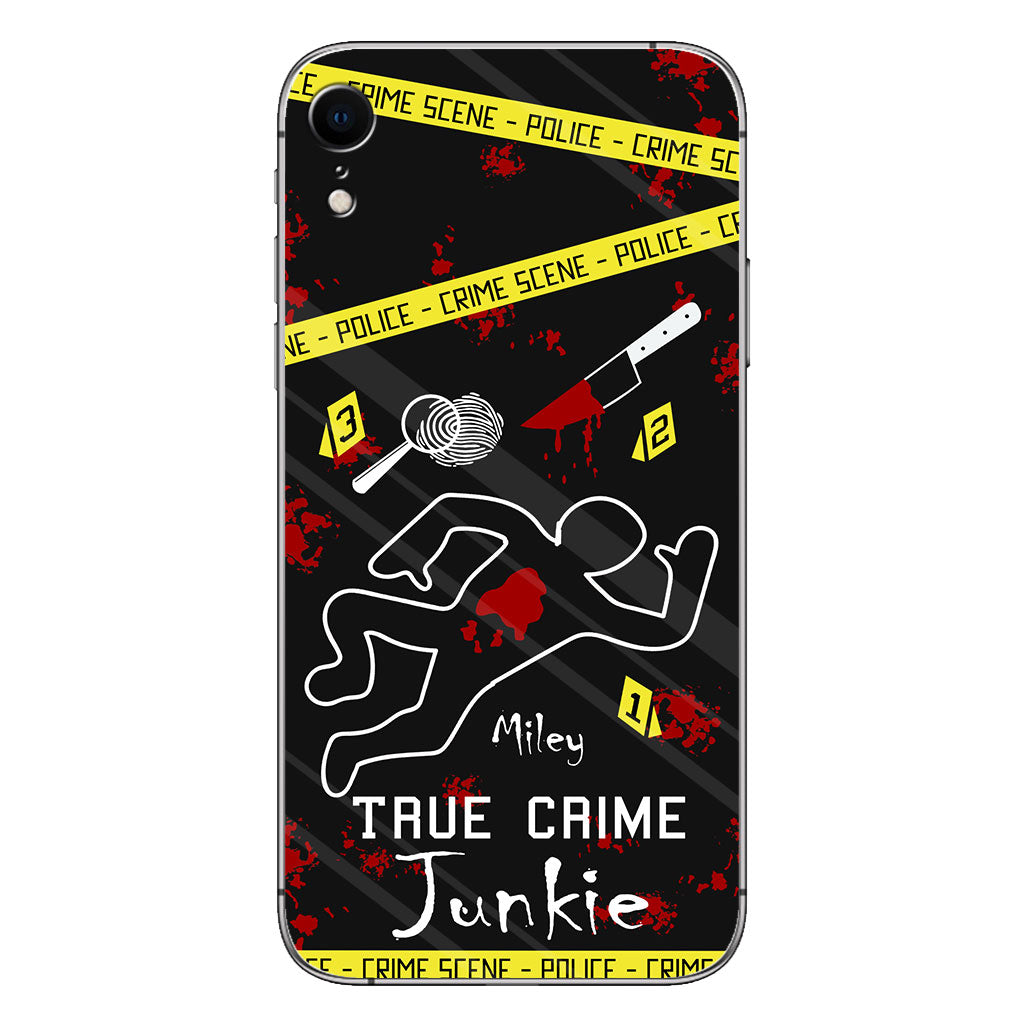 True Crime Junkie - Personalized Phone Case