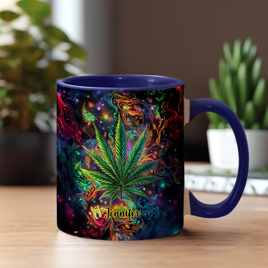 Stoner Chick - Personalized Weed Accent Mug
