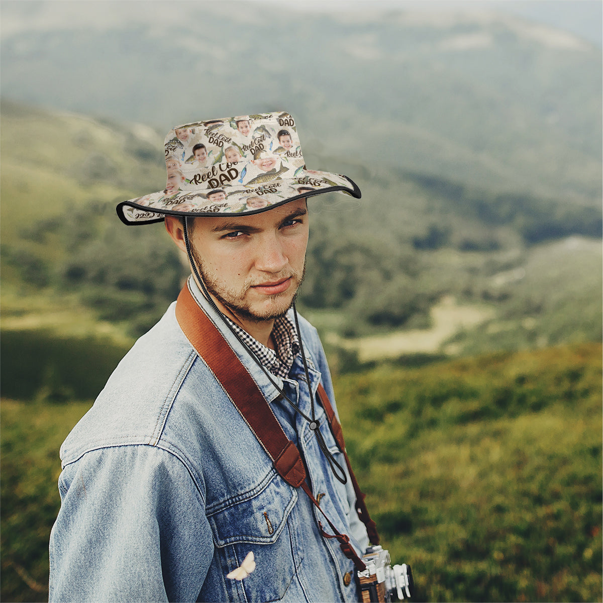 Reel Cool Dad - Personalized Fishing Boonie Hat