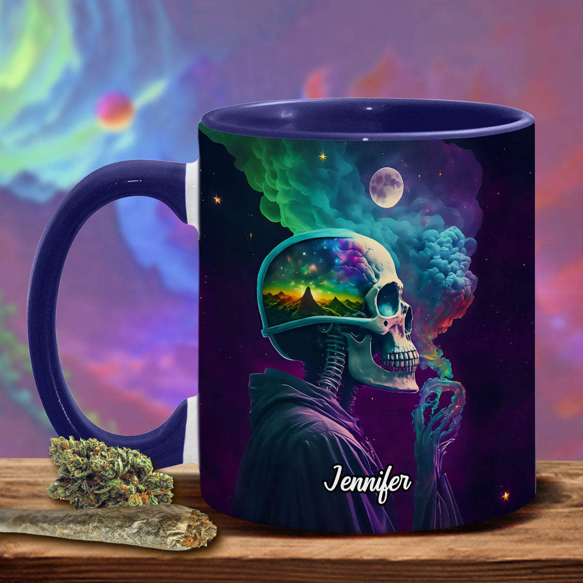 A Little High - Personalized Weed Accent Mug