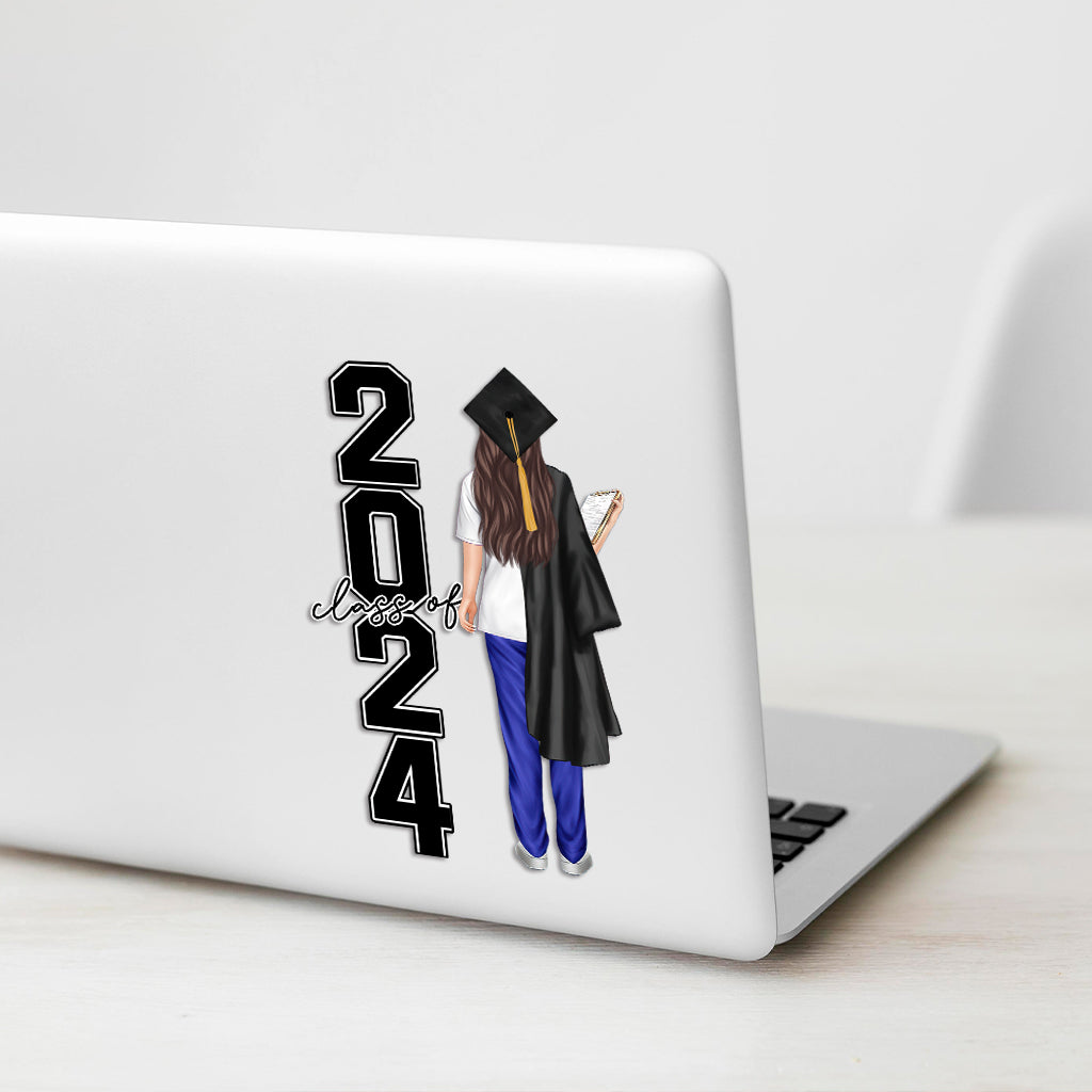 Class Of 2024 - Personalized Graduation Decal Die Cut