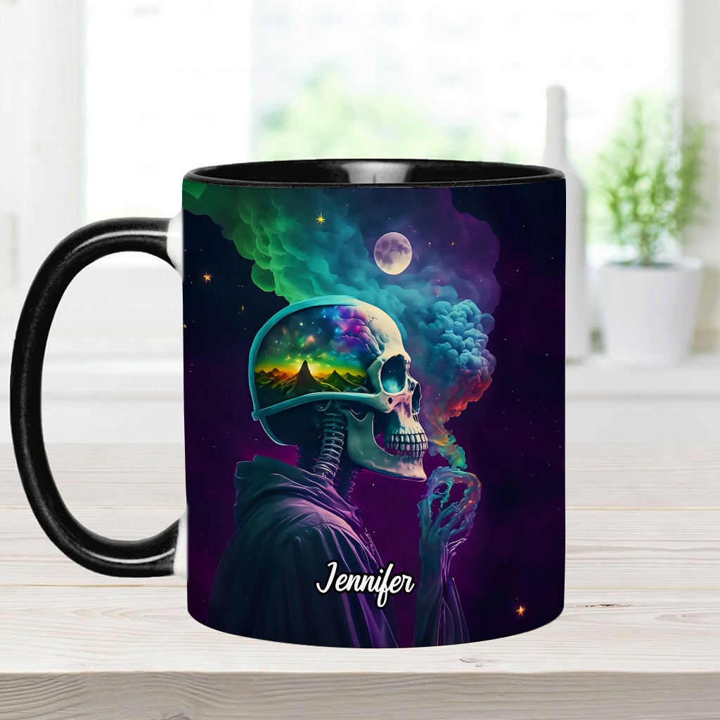 A Little High - Personalized Weed Accent Mug