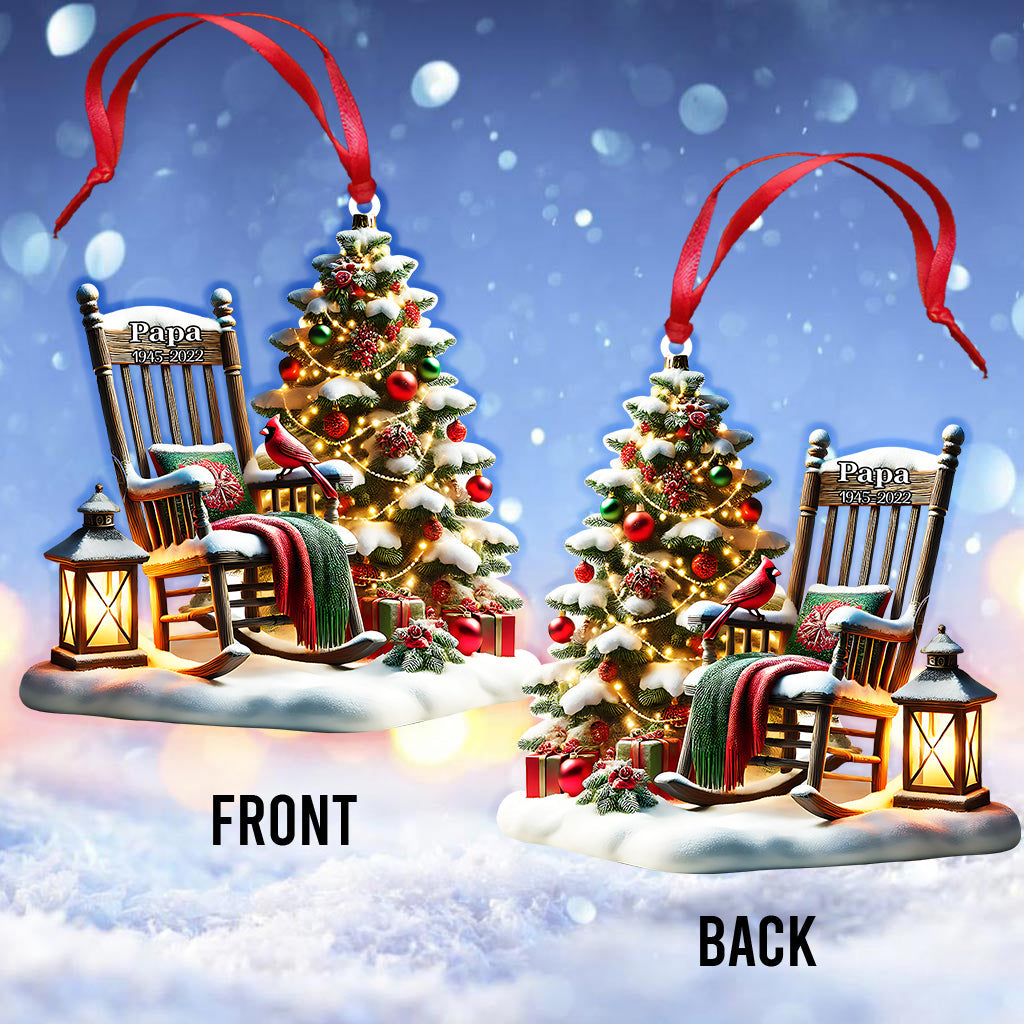 Christmas In Heaven - Personalized Memorial Ornament