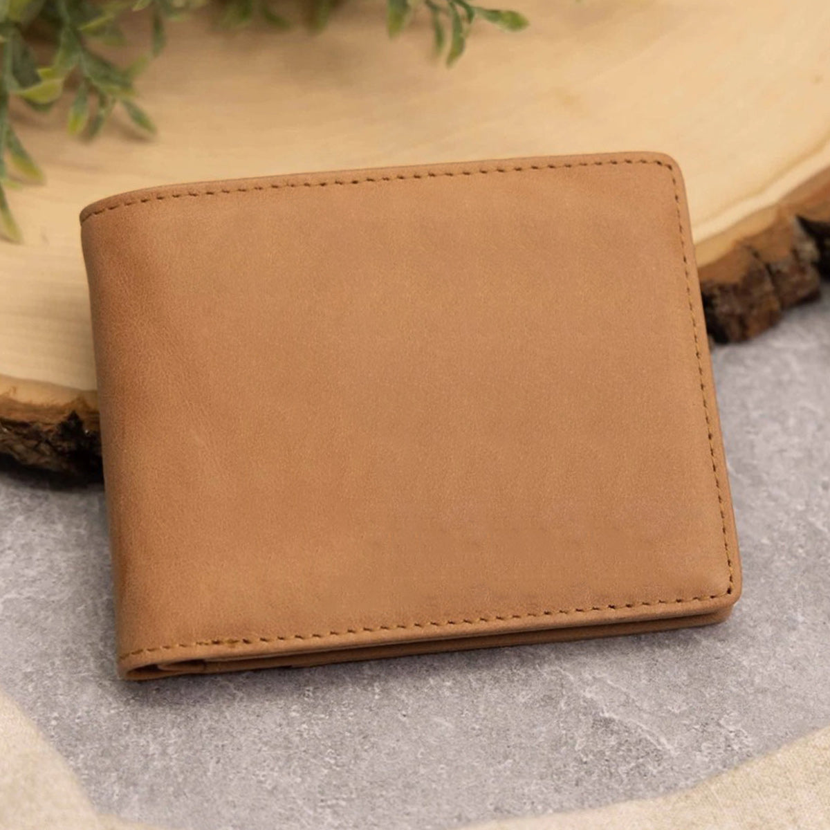 Congrats On Being My Husband Boyfriend - Personalized Couple Leather Wallet