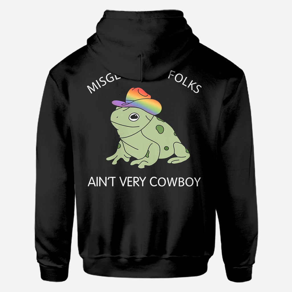 Misgendering Folks Aint Very Cowboy - Personalized LGBT Support All Over Shirt