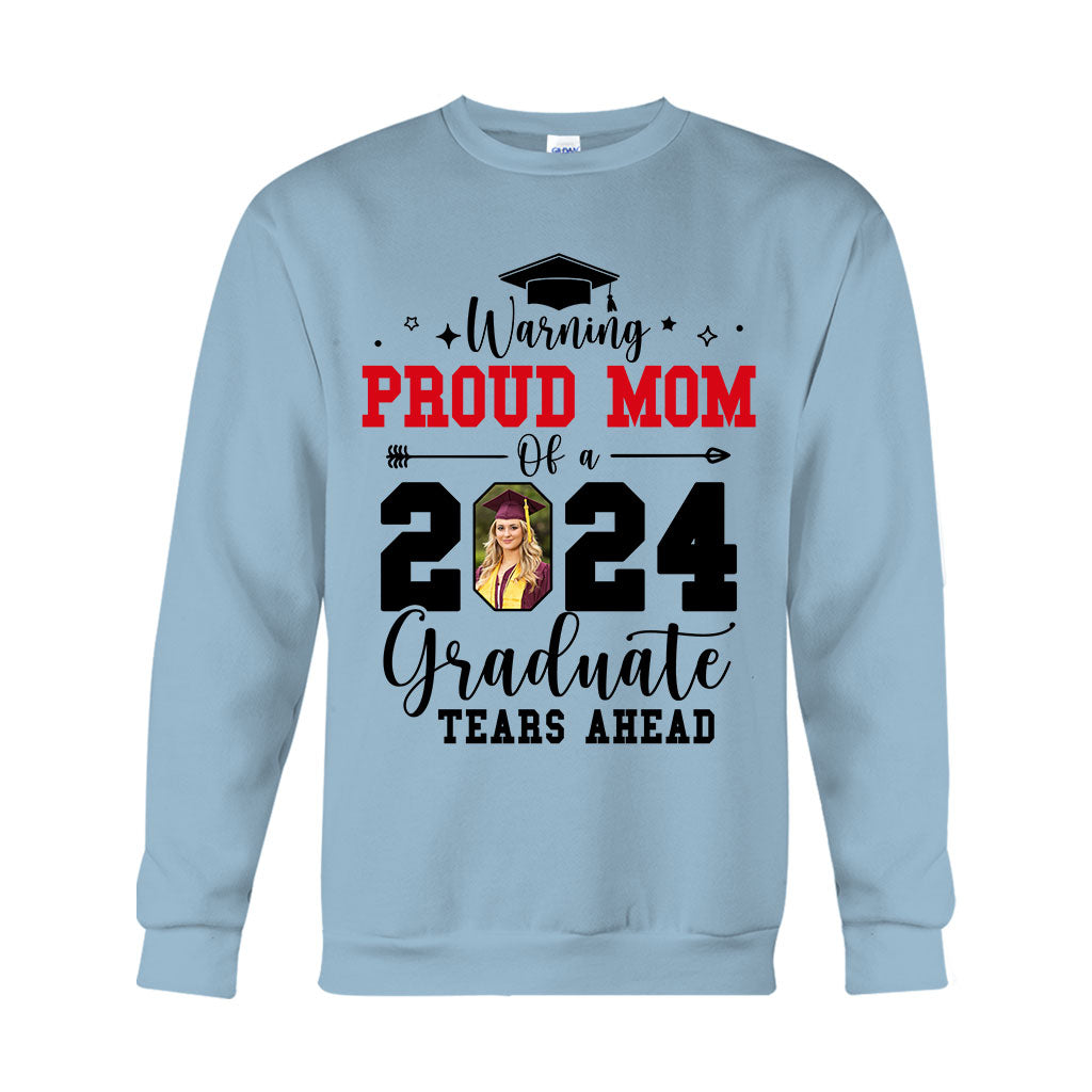 Warning Proud Mom/ Grandma/.... - Personalized Graduation T-shirt And Hoodie